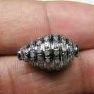 Designer Beads Pave diamond 925 Sterling Silver Connector Link Jewelry Findings.