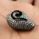 Pave Diamond Filigree Beads 925 Silver Designer Diamond Necklace Beads Findings.