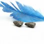 Pave Diamond Triangle Shape Beads 925 Silver Diamond Beads Supplies Findings.
