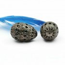 Filigree Beads Pave Diamond Oval Beads 925 Silver Diamond Additional Findings.