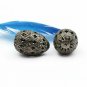 Filigree Beads Pave Diamond Oval Beads 925 Silver Diamond Additional Findings.
