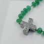 Cross Beads Diamond Cross Spacers Beads 925 Silver Jewelry Findings Wholesale.