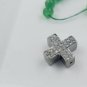 Cross Beads Diamond Cross Spacers Beads 925 Silver Jewelry Findings Wholesale.