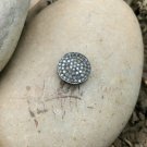Pave Diamond Flat Beads 925 Silver 13mm Round Diamond Beads Jewelry Findings. Pave Diamond Flat Beads 925 Silver 13mm Round Diamond Beads Jewelry Findings.