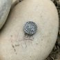 Pave Diamond Flat Beads 925 Silver 13mm Round Diamond Beads Jewelry Findings.