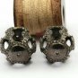 Pave Diamond Beads Filigree Beads Findings Diamond 925 Sterling Silver Beads.