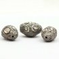 Pave Polki Beads Diamond Findings 925 Silver Spacers Beads Necklace Findings.
