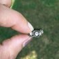 Pave Diamond Rose Cut 10mm Spacer Rondelle Beads Findings 925 Silver Supplies