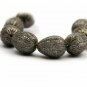 Pear Shape Pave Diamond Beads 925 Silver Handmade Findings Spacers Pave Beads.