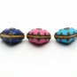 Trillion Shape Beads Charm Findings Diamond 925 Silver Beads Handmade Enameling.