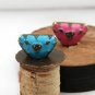Trillion Shape Beads Charm Findings Diamond 925 Silver Beads Handmade Enameling.