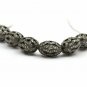 Twist Oval Beads Diamond Findings Diamond Spacers Beads 925 Silver Vintage Style