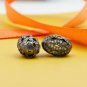 Twist Oval Beads Diamond Findings Diamond Spacers Beads 925 Silver Vintage Style