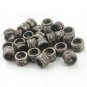 Pave Diamond 1pc Diamond Spacer Beads 925 Sterling Silver, Rondelles Beads.