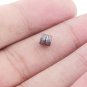 Pave Diamond 1pc Diamond Spacer Beads 925 Sterling Silver, Rondelles Beads.