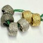 Pave Diamond Spacer Beads Round Beads 925 Silver Diamond Necklace Roundel Beads.