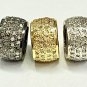 Pave Diamond Spacer Beads Round Beads 925 Silver Diamond Necklace Roundel Beads.