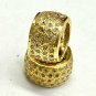 Pave Diamond Spacer Beads Round Beads 925 Silver Diamond Necklace Roundel Beads.