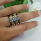 Diamond Bar Ring 952 Silver Handmade Jewelry Wedding Anniversary Gift Bar Ring. Diamond Bar Ring 952 Silver Handmade Jewelry Wedding Anniversary Gift Bar Ring.