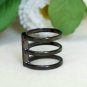 Diamond Bar Ring 952 Silver Handmade Jewelry Wedding Anniversary Gift Bar Ring.