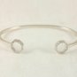Pave Diamond Cuff Bracelet 925 Silver Diamond Fashion Birthday Bracelet Gift.