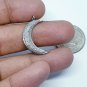 4 pcs lot Pave Diamond Moon Pendant 925 Silver Diamond Moon Pendant
