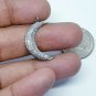 4 pcs lot Pave Diamond Moon Pendant 925 Silver Diamond Moon Pendant