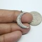4 pcs lot Pave Diamond Moon Pendant 925 Silver Diamond Moon Pendant