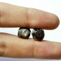 Polki Design Rosecut Pave Diamond Beads 925 Silver Handmade Flat Diamond Beads.