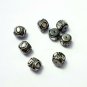 Polki Design Rosecut Pave Diamond Beads 925 Silver Handmade Flat Diamond Beads.