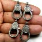 Wholesale 10Pc Pave Diamond Lobster Clasp 925 Silver Diamond Necklace Connector.