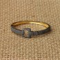 Pave Diamond Belt Theme Bracelet 925 Sterling Silver Diamond Bracelets band