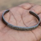Pave Diamond Cuff Bangle Bracelet 925 Silver Fashion Bracelet Anniversary Gift. Pave Diamond Cuff Bangle Bracelet 925 Silver Fashion Bracelet Anniversary Gift.
