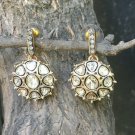 Pave Diamond Earring Rose Cut Diamond Dangle Earring 925 Silver Diamond Gift. Pave Diamond Earring Rose Cut Diamond Dangle Earring 925 Silver Diamond Gift.