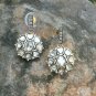Pave Diamond Earring Rose Cut Diamond Dangle Earring 925 Silver Diamond Gift.