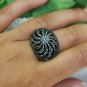 Pave Diamond Dome Ring 925 Silver Diamond Handmade Ring Perfect Wedding Gift.