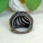 Pave Diamond Dome Ring 925 Silver Diamond Handmade Ring Perfect Wedding Gift.