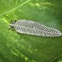 Feather Pendant Pave Diamond Pendant 925 Silver Diamond Pendant For Birthday.