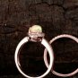 Ethiopian Opal Halo Ring 925 Silver Pave Diamond Anniversary Ring Fine Jewelry.