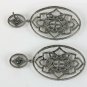 Edwardian Earring Pave Diamond 925 Silver Handmade Diamond Earring Birthday Gift