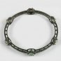 Natural Pave Diamond Bangle 925 Silver Ethiopian Opal Bangle Bracelet Fine Gift.