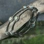 Natural Pave Diamond Bangle 925 Silver Ethiopian Opal Bangle Bracelet Fine Gift.