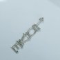 Pave Diamond Pendant Findings 925 Sterling Silver For Women/Couples Loved Ones.