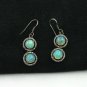 Natural Diamond Opal Earring 925 Silver Diamond Dangle Ethiopian Opal Earring.
