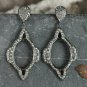 Pave Diamond Vintage Style Earring 925 Silver Diamond Dangle Valentine Earring.