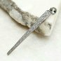 Pave Diamond Spike Handmade 925 Silver Designer Charm Pendant Birthday Gift.