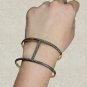 Pave Diamond Designer Cuff Bracelet 925 Silver Anniversary Gift For Her.