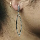 Diamond Marquise Shaped Earring 925 Silver Diamond Dangle Earring Wedding Gift. Diamond Marquise Shaped Earring 925 Silver Diamond Dangle Earring Wedding Gift.