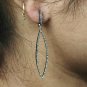 Diamond Marquise Shaped Earring 925 Silver Diamond Dangle Earring Wedding Gift.