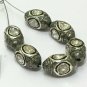Rosecut Diamond Ball Beads Findings 925 Silver Round Diamond Beads Polki Beads.